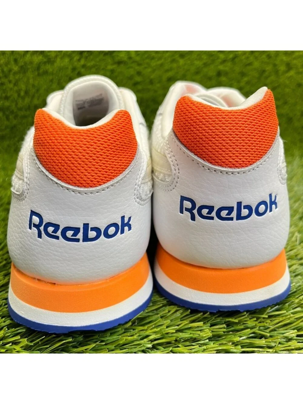 Reebok Classic Harman Run Mens Size 11.5 White Athletic Leather Shoes Sneakers